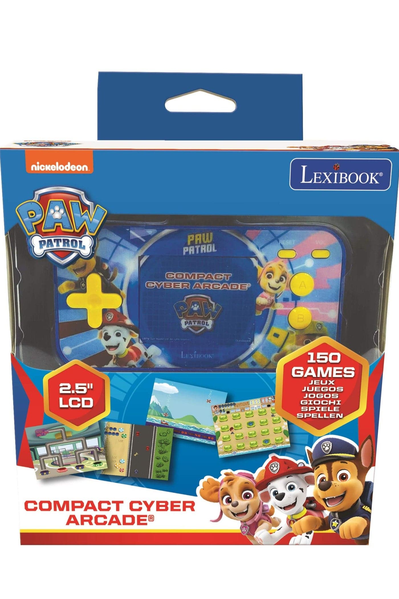 Lexibook Paw Patrol Handheld Console Cyber Arcade 1.8" 150 Games
