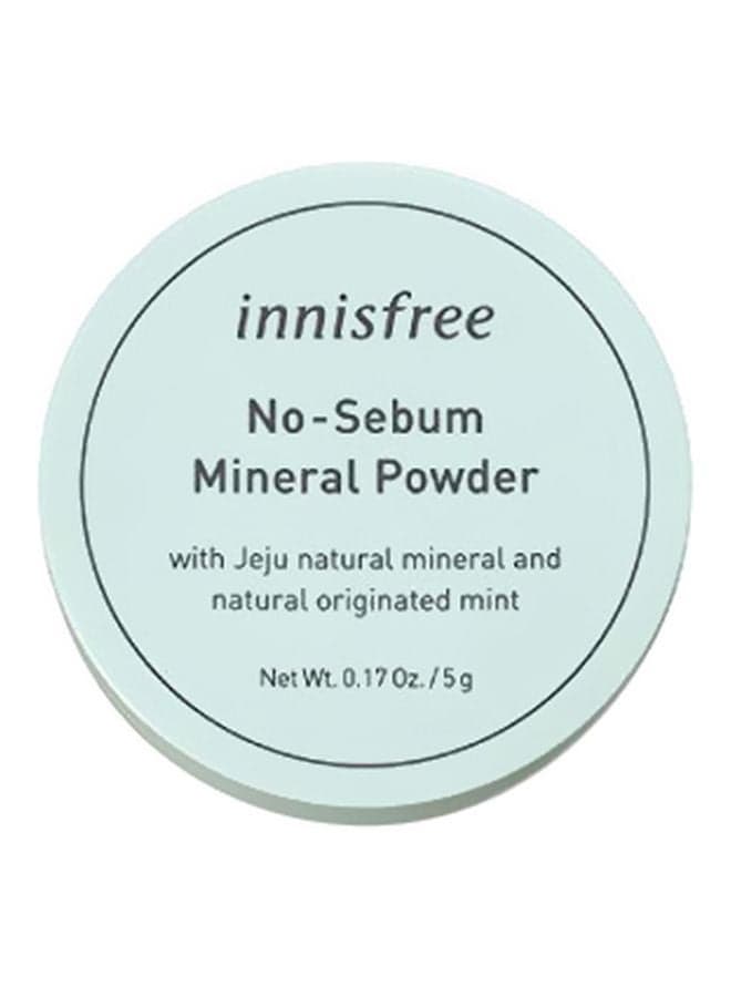 No Sebum Mineral Powder White