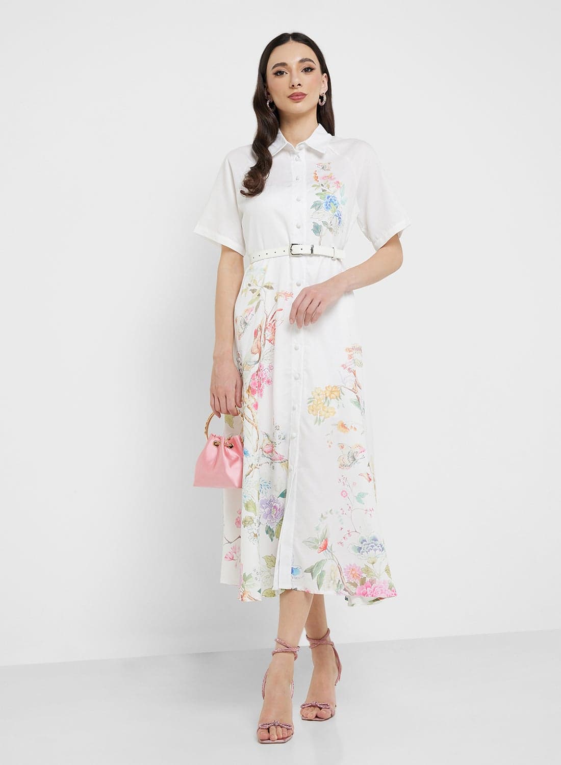 Floral Shirtwaist Dress