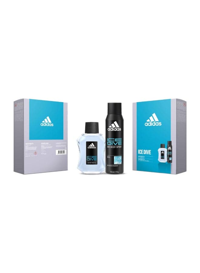Ice Dive Fragrance Set Including The Ice Dive Eau De Toilette And Deodorant Body Spray 100 + 150ml