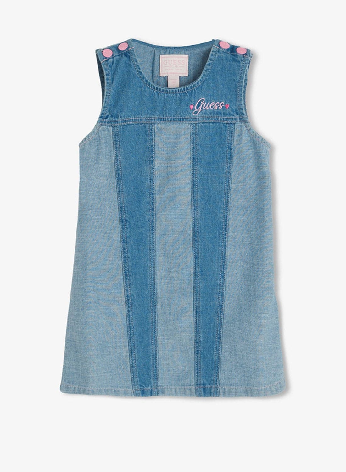 Kids Denim Sleeveless Mini Dress