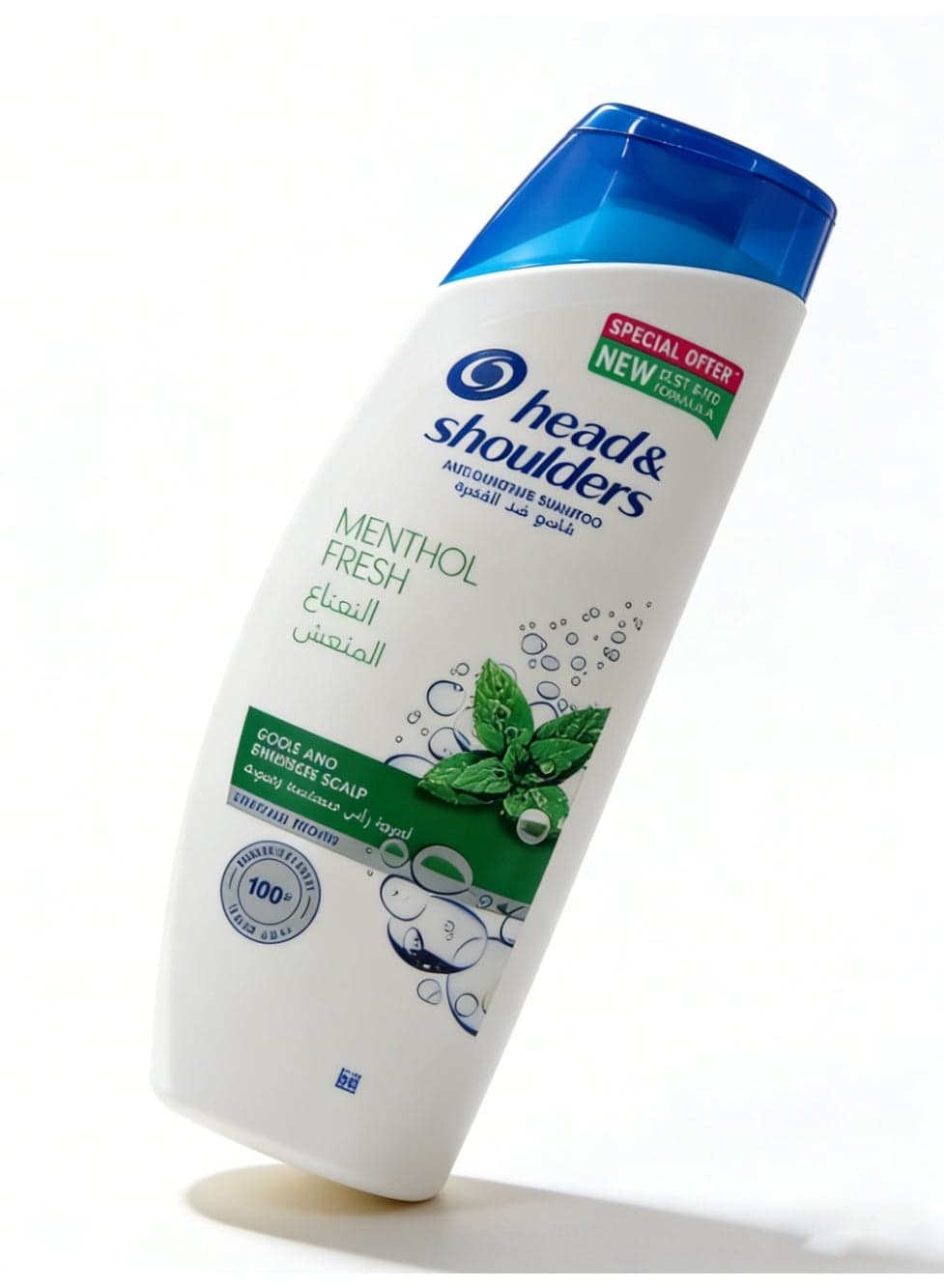Anti Dandruff Shampoo Menthol Fresh Daily Clean with MaxFoam Technology, Clinically Proven, Prevents Dandruff Return, 375ml