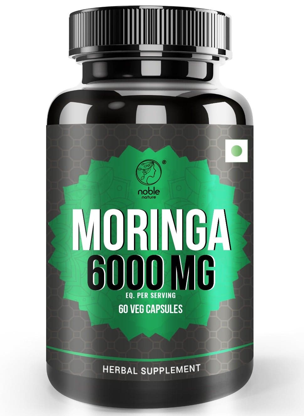 Moringa 6000 MG, 60 Veg Capsules