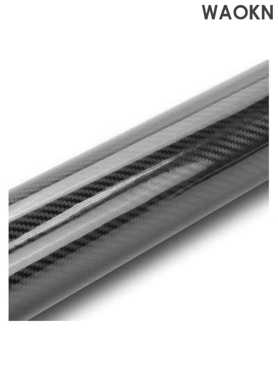 Car carbon fiber film, 6D carbon fiber self-adhesive waterproof car protective film, car interior stickers, can also be used for car shell protective film, etc., 30x150CM (black).