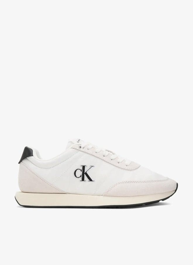 Essential Retro Mixed Texture Sneakers