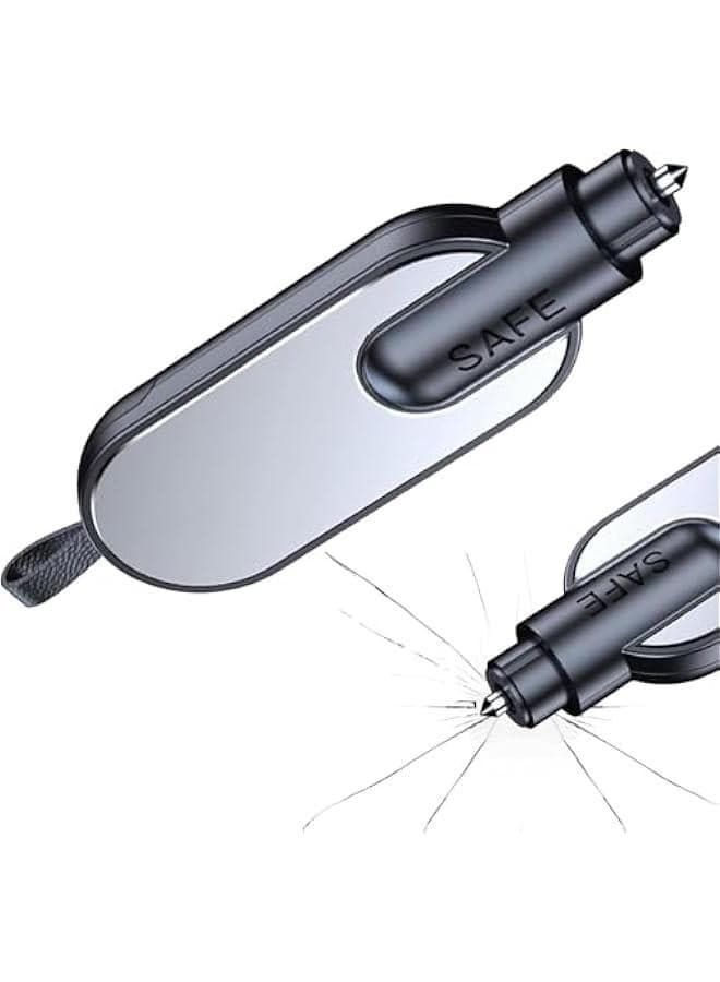 Safety Hammer for Car, Glass Breaker with Seat Belt Cutter, Portable Window Breaking Rescue Escape Tool for Land and Underwater Emergency Situations