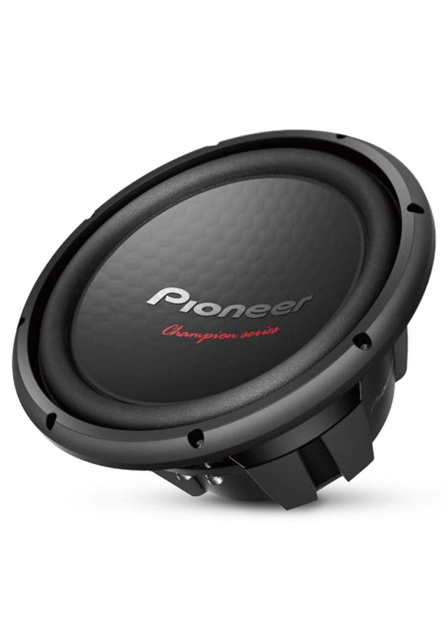 Pioneer TS-W312S4 12″ Single Voice Coil 4 ohm Component Car Subwoofer | 500W RMS, 1600W Peak Power