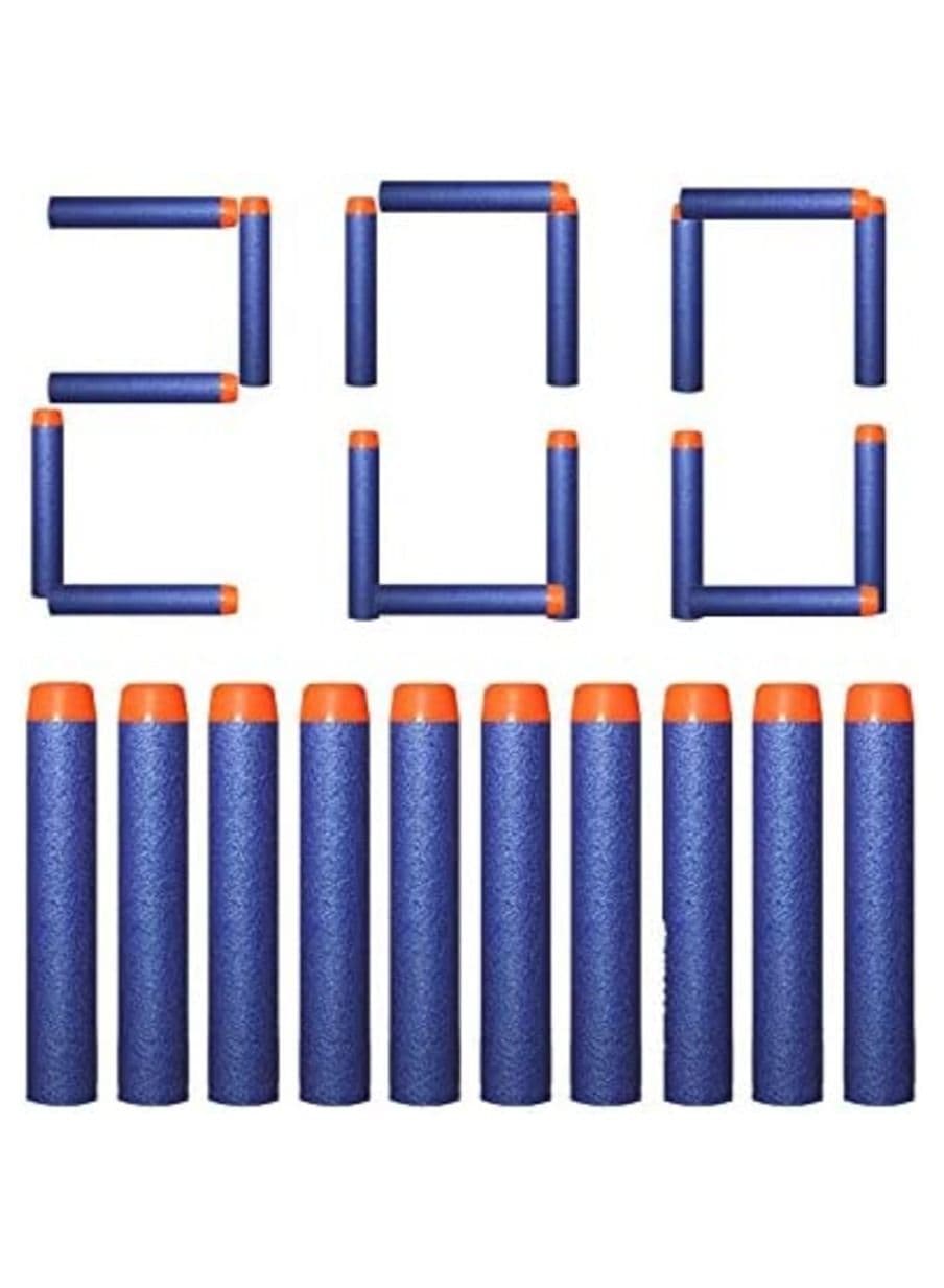 200pcs 7.2cm Refill Bullet Darts for Nerf N strike Elite Series Blasters Kid Toy Gun by MahMir Blue