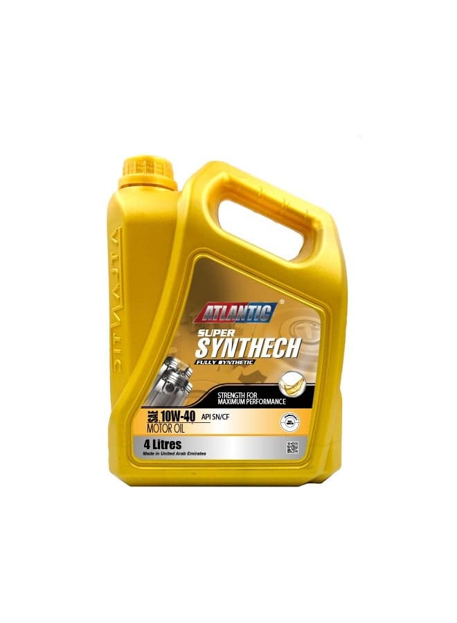 Super Synthech 10W40 Engine Oil - Fully Synthetic API SN/CF
