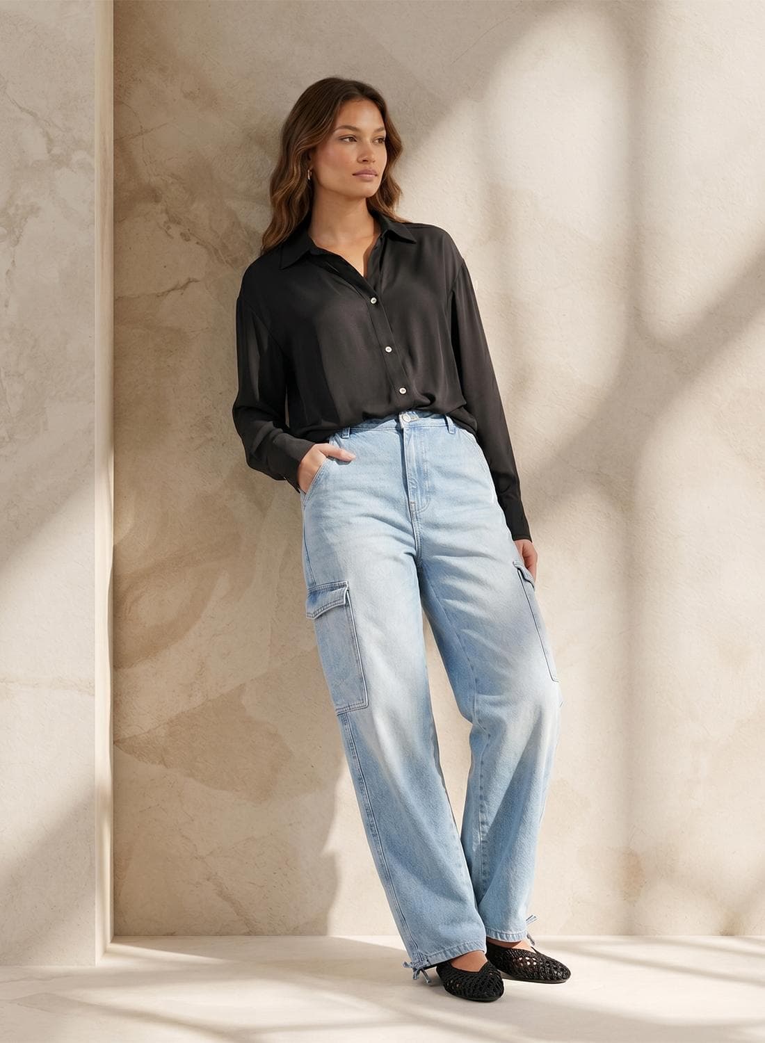 Onlneiva Life Long Sleeve Balloon Shirt
