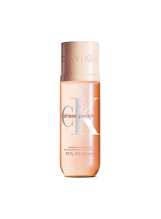 Sheer Peach Unisex Hair And Body Perfume Mist 236ml
