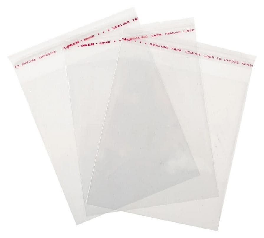 6 X 9 inches 250 count(approx) Resealable Cellophane Plastic Bag for Photo Frames, Greeting Cards, Food Items and Jewellery