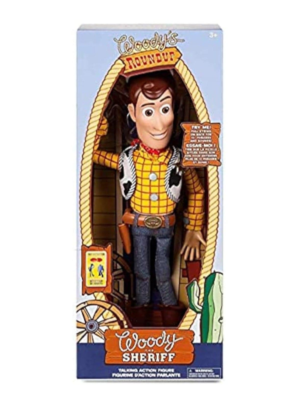 Toy Story Pull String Woody 40cm Talking Figure for age 3 years