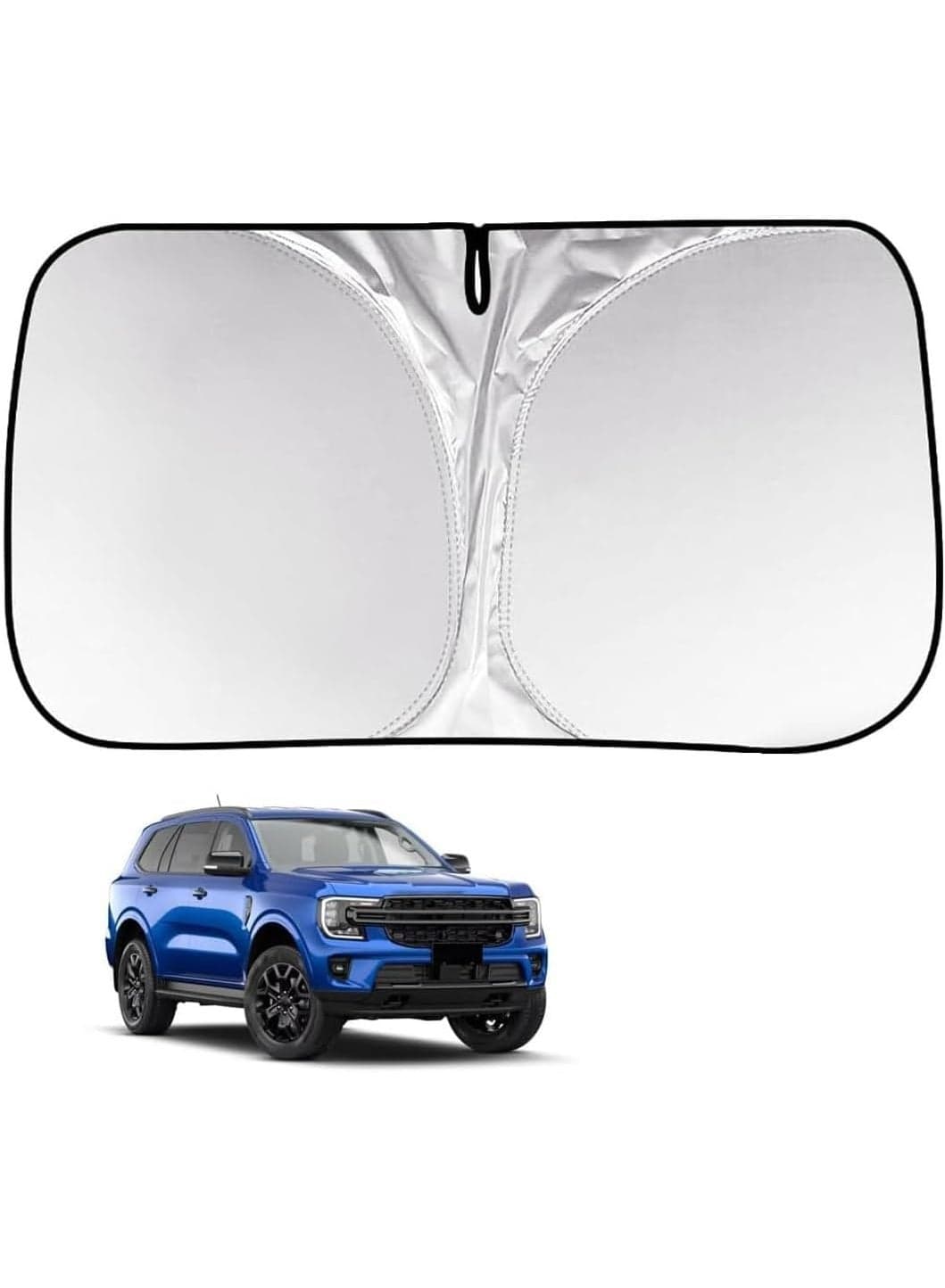 Windscreen Sun Shade for Car inside Windshield Sun Shade Fit for Ford Everest U704 UB 2022-2025 Front Window Sunshades Foldable UV Protection Sunshade Car Interior Accessories Summer