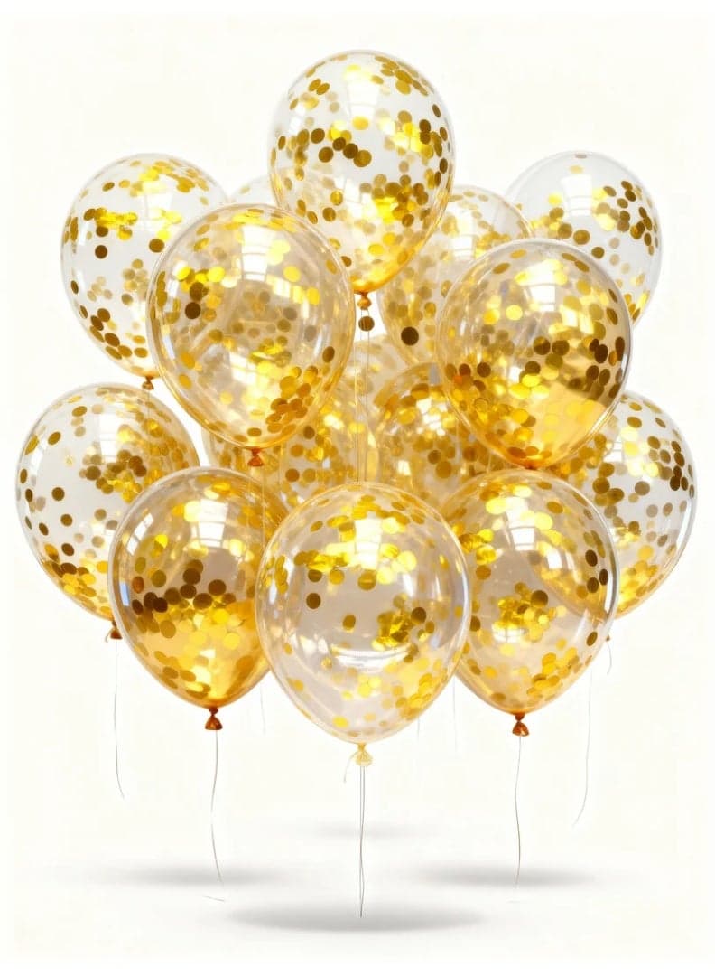 Sequin Balloons for Party, Wedding, Birthday & Valentine’s Day | 20pcs Colorful Shiny Balloons | Premium Thickened Latex, Balloon Arch, Table Centerpiece & Backdrop