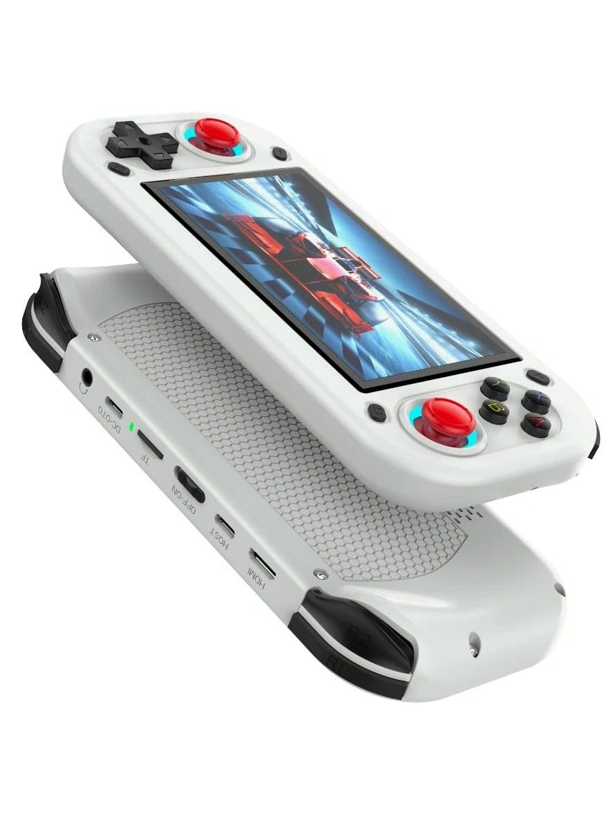 R43S Retro Handheld Game Console – 4.3 Inch IPS Screen, 10,000+ Classic Games, HDMI Output, Open Source Linux System, Portable Pocket Gaming Player with 64GB/128GB Storage