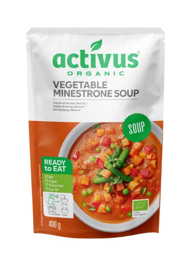 Activus Organic Minestrone Soup 400g