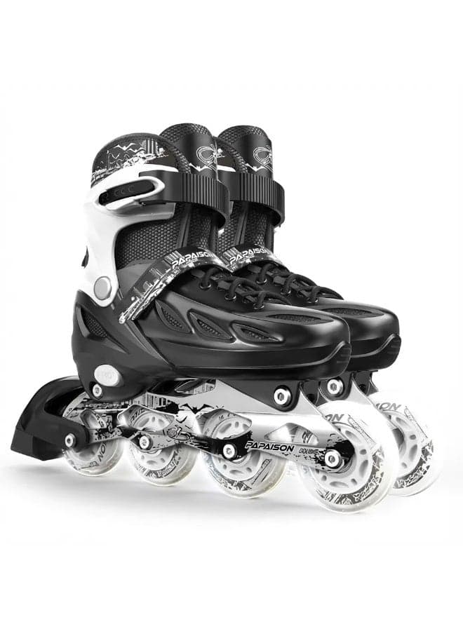 Kids Professional Inline Skating Shoes 8 Lighting Wheel Comfort Skate Shoes Children and Adults roller skates