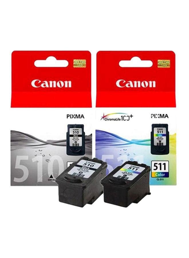 510 Black & 511 Color Cartridges Multicolour