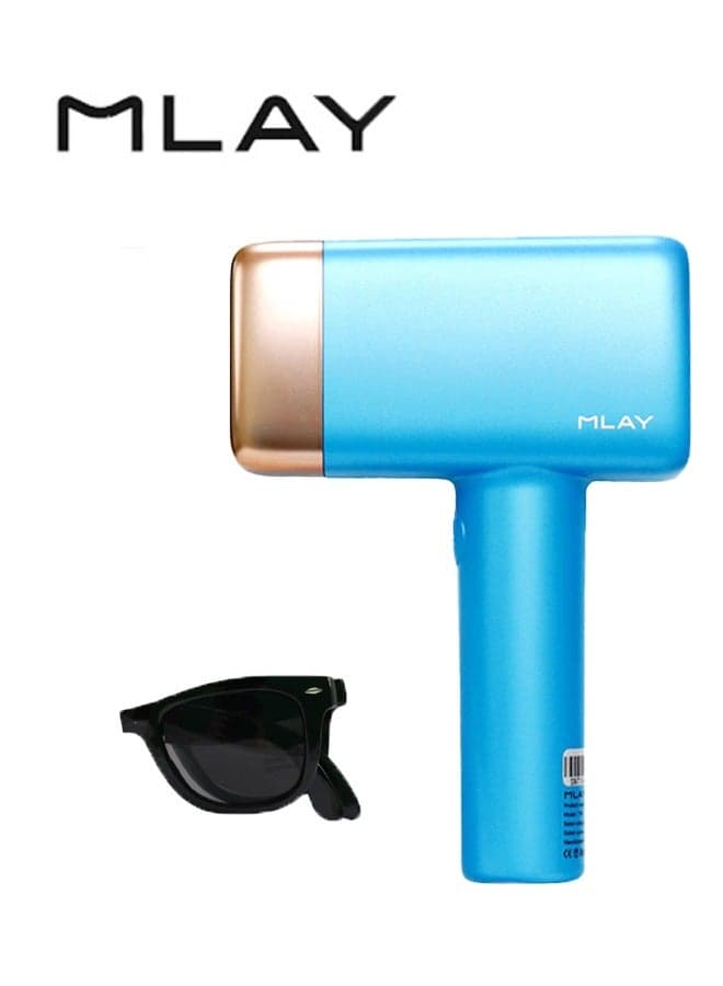 Newest T14 Laser Painless Fast Hair Removal 3℃ Cold Compress/5-Levels/500000 Pulses (1*HR lamp)