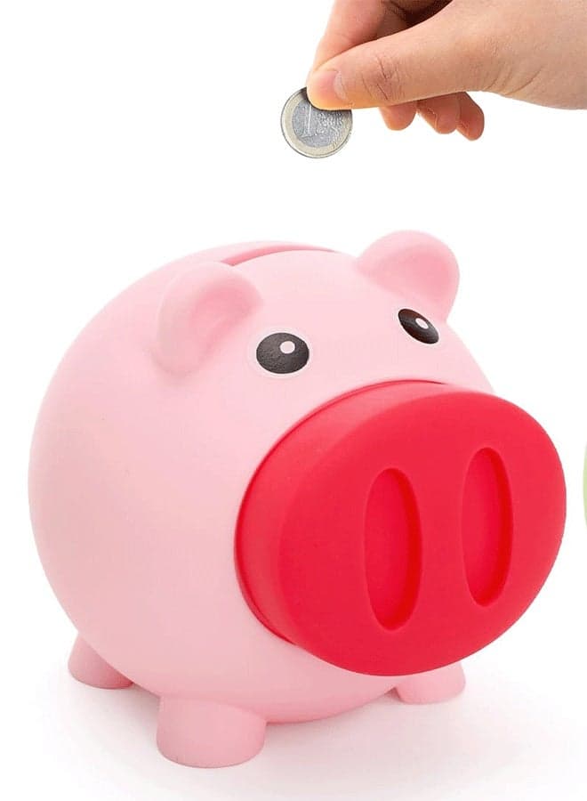 Mini Piggy Bank,Pig Money Box Coin Bank for Boys Girls Adults, Cute Plastic Unbreakable Saving Practical Gift for Birthday, Christmas, New Year