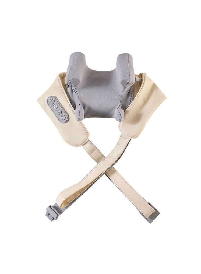 Electric Neck and Shoulder massager with Heating Function, Kneading Neck Massager, Wireless Back Massager to Relieve Muscle Pain
