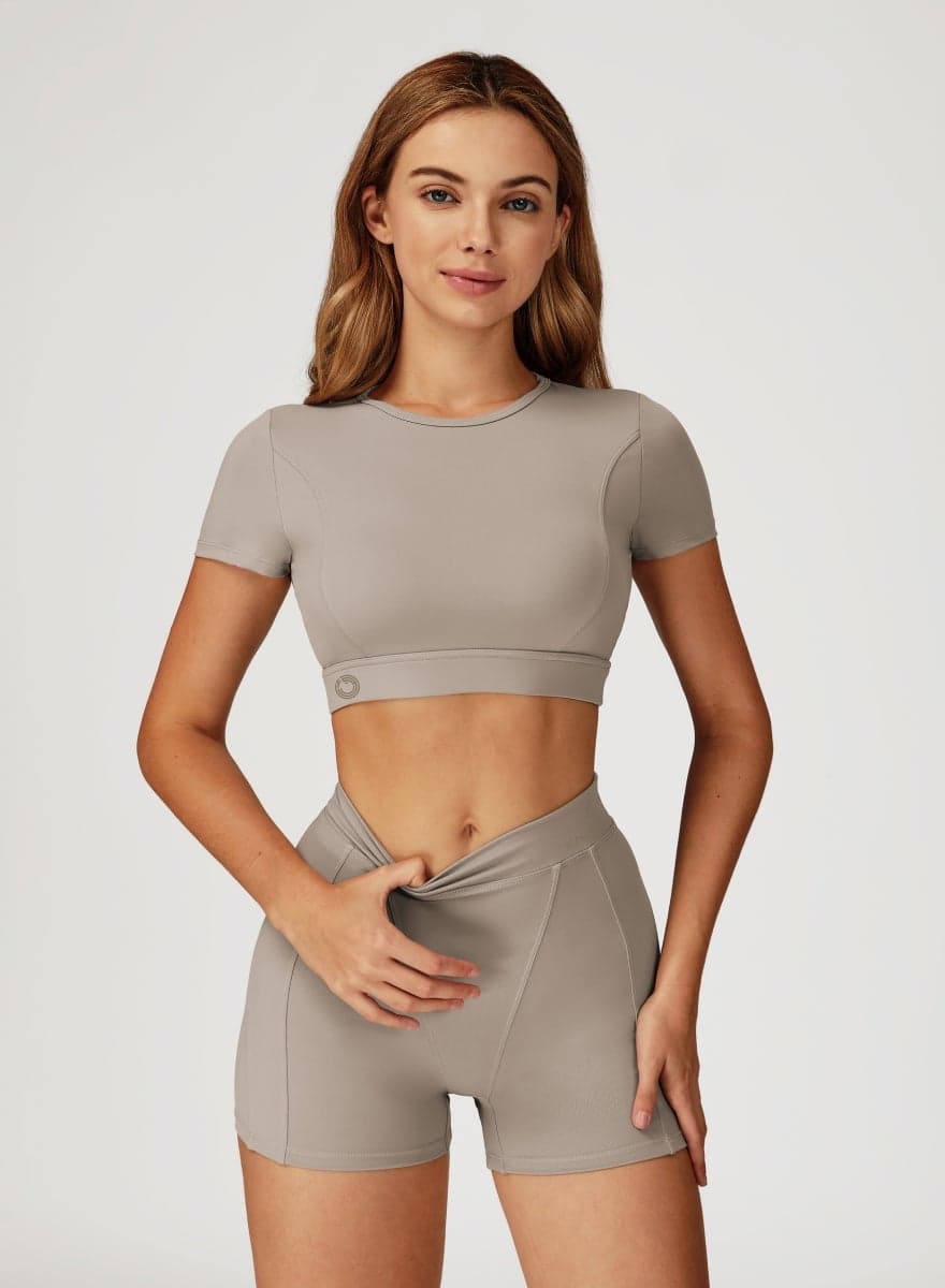 Round Neck Crop Top