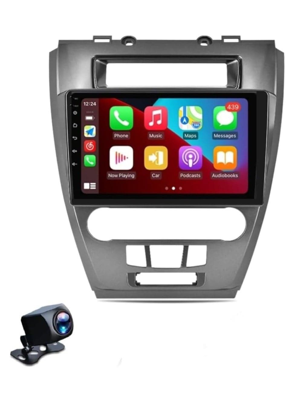 Android Car Stereo for Ford Fusion 2009-2012 1GB RAM 32GB ROM Mirror Link Wi-Fi BT, Radio GPS Navigation, 10 Inch IPS Touch Screen with AHD Camera Included