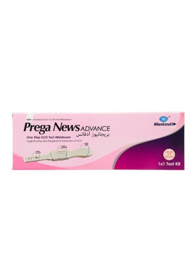 Prega News Advanced One step hcg test- Midstream