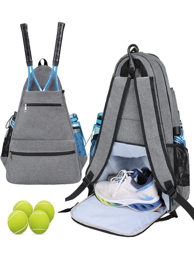 Tennis Bag Tennis Backpack - Large Tennis Bags for Women and Men to Hold Tennis Racket,Pickleball Paddles, Badminton Racquet, Squash Racquet,Balls and Other Accessories