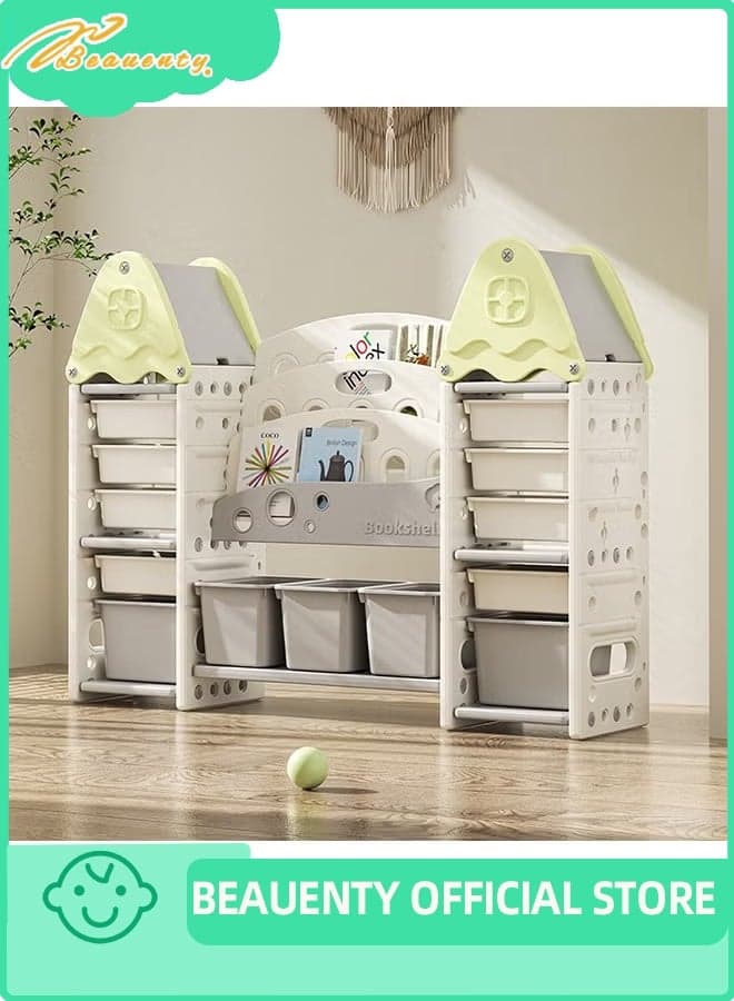 Children Deluxe Toy Storage Organizer, Kids Storage Bins Toy Boxes, Children's Toy Storage Rack, Toddler Storage Organizer, Toy Box Organizer(Tree house Toy Storage Organizer)
