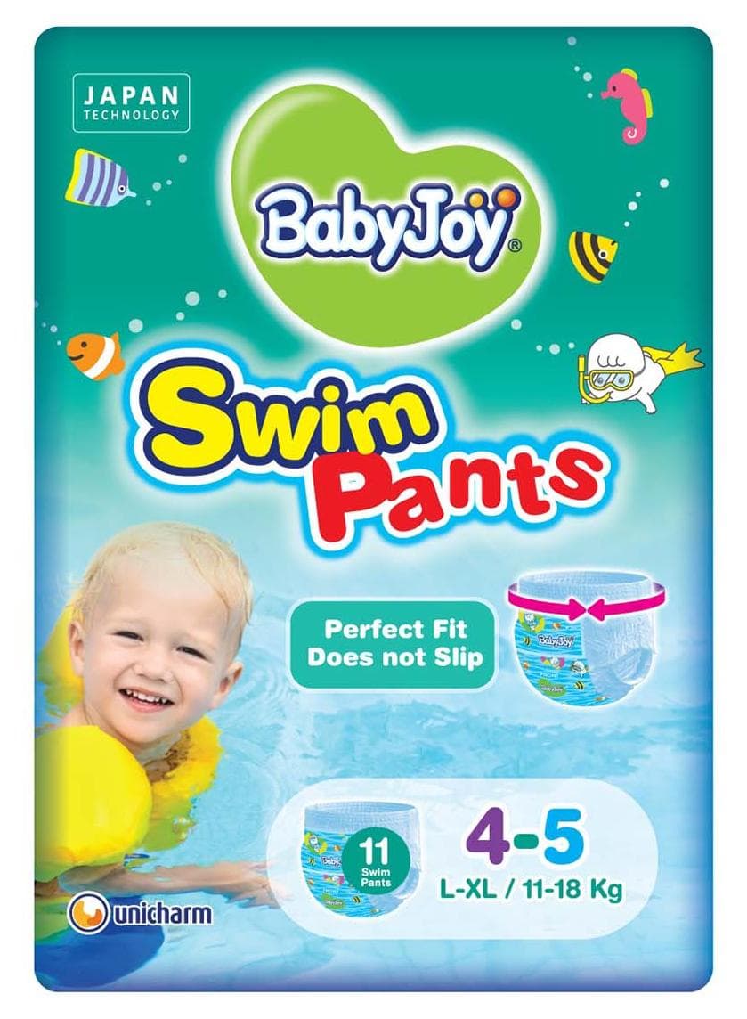 Swim Pants Size 4-5 Diaper 11-18 Kg Large-XL Saving Pack