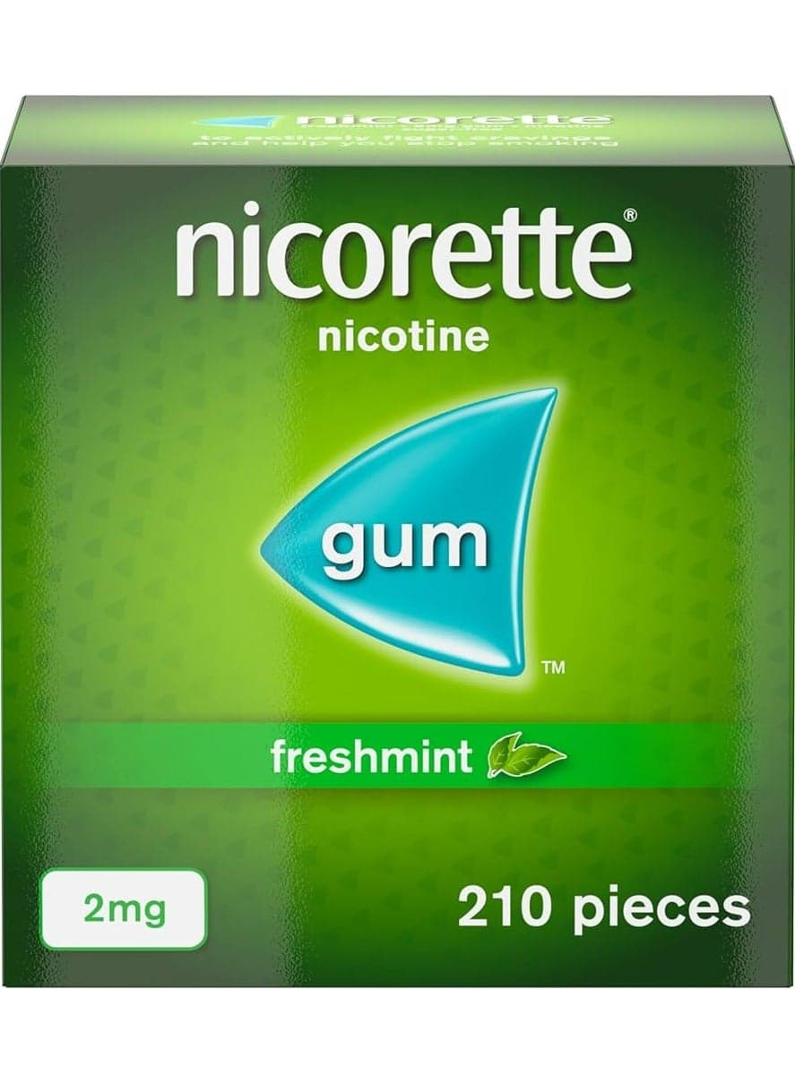 Nicorette Freshmint 2Mg Gum 210 Pieces