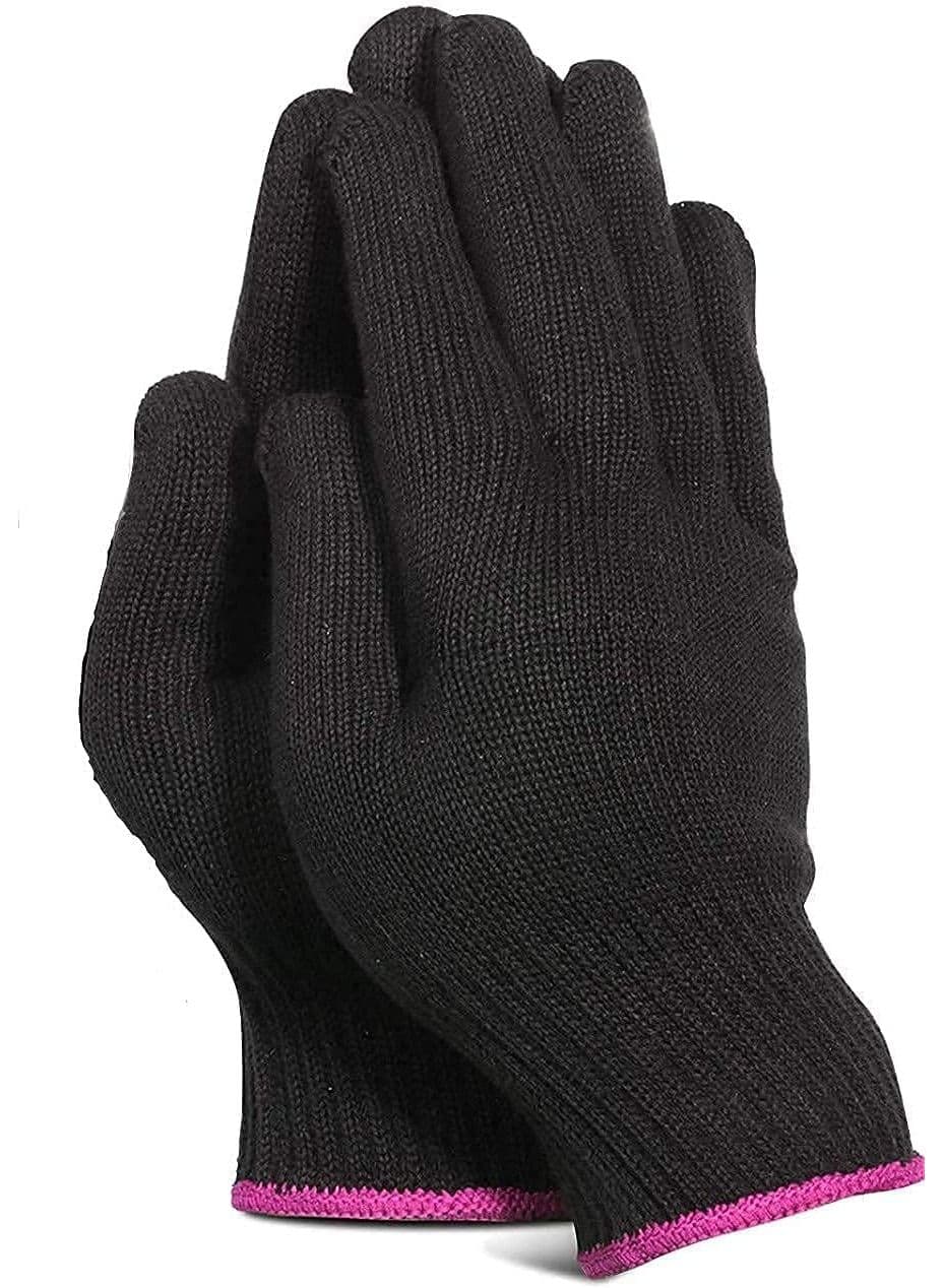 2 Pieces Heat Resistant Styling Gloves Hand Protection Thermal Gloves Hair Accessories