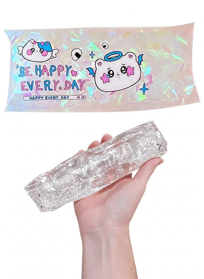 SHAKE & SHIMMER WATER WRIGGLER Toy - Glittery Tubes of Sparkles That are Easy to Squeeze but Hard to Hold