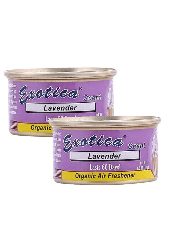 EXOTICA Organic Air Freshener Value Pack 2 count - Lavender Scent