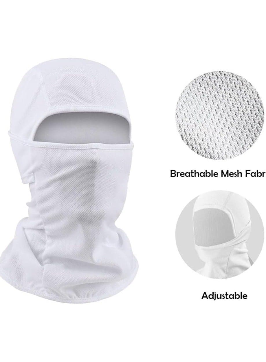 Breathable Full Face Mask for Skiing, Motorcycle, Running, and UV Protection – Lightweight & Durable