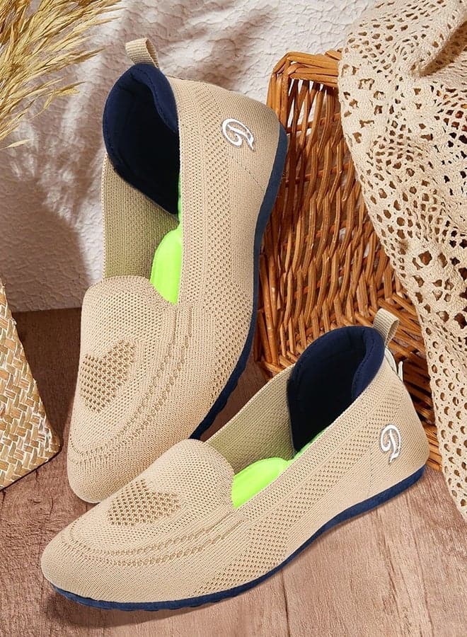 Slip On Walking Shoes for Women | Lightweight Breathable Comfort Sneakers Daily Wear Casual | Doctor Extra Soft D-1003