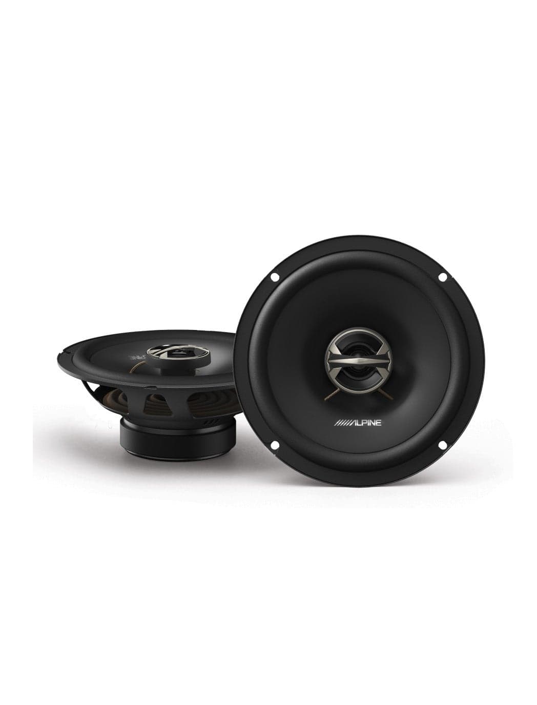 Alpine EL-E65 6.5" Coaxial 2-Way Car Audio Speakers – 160W Peak / 40W RMS Power