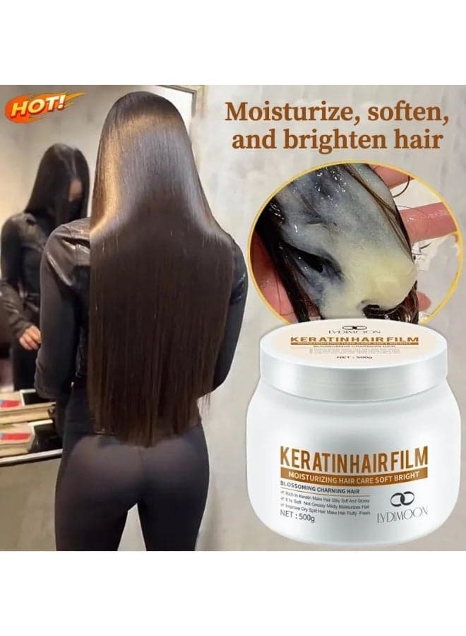 Keratin Moisturizing Hair Mask Softens and brightens hair 500g
