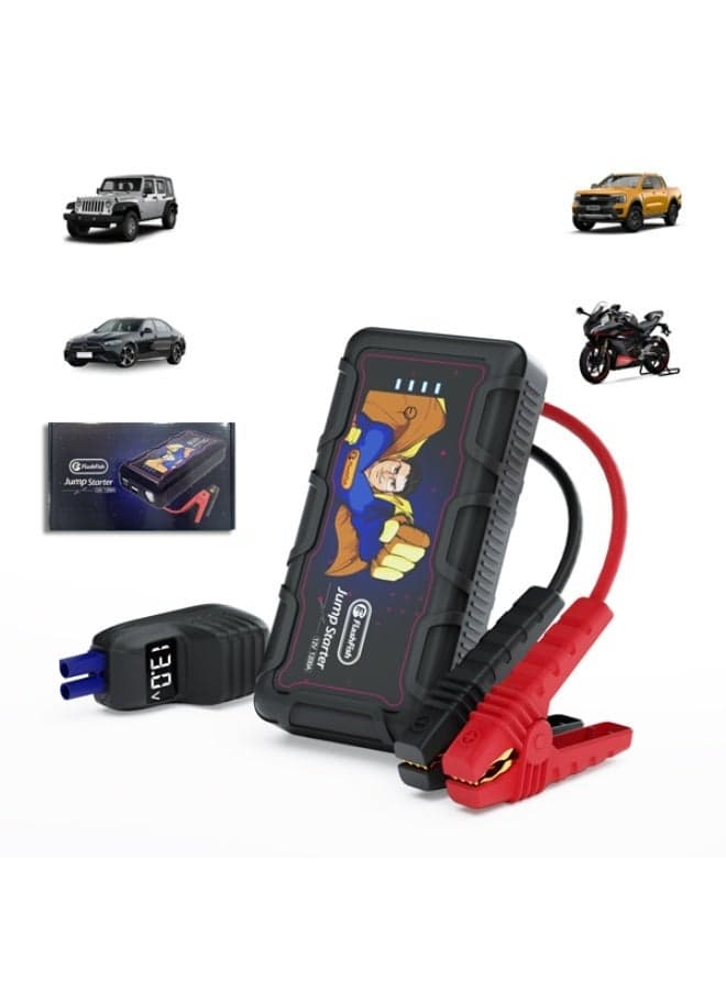 G57 Jump Car Starter With 12V 1200A Water-Resistant Jump Starter Battery Pack, Battery Jumper Starter Portable