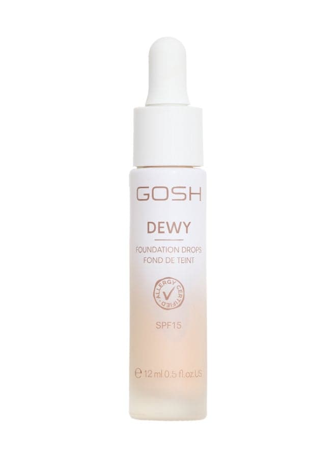 Dewy Foundation Drops 12 Ml - 002 Porcelain