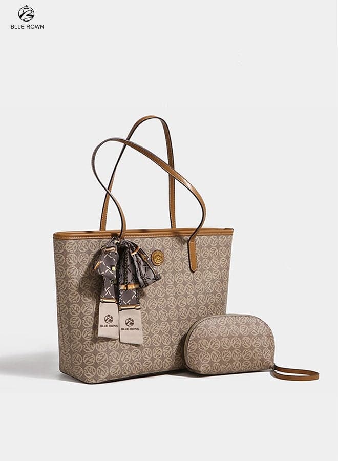 Women Tote Bag Large Capacity Shoulder Bag for Ladies Stylish Travel Work Office Shopping Daily Use Premium Fashion Handbag