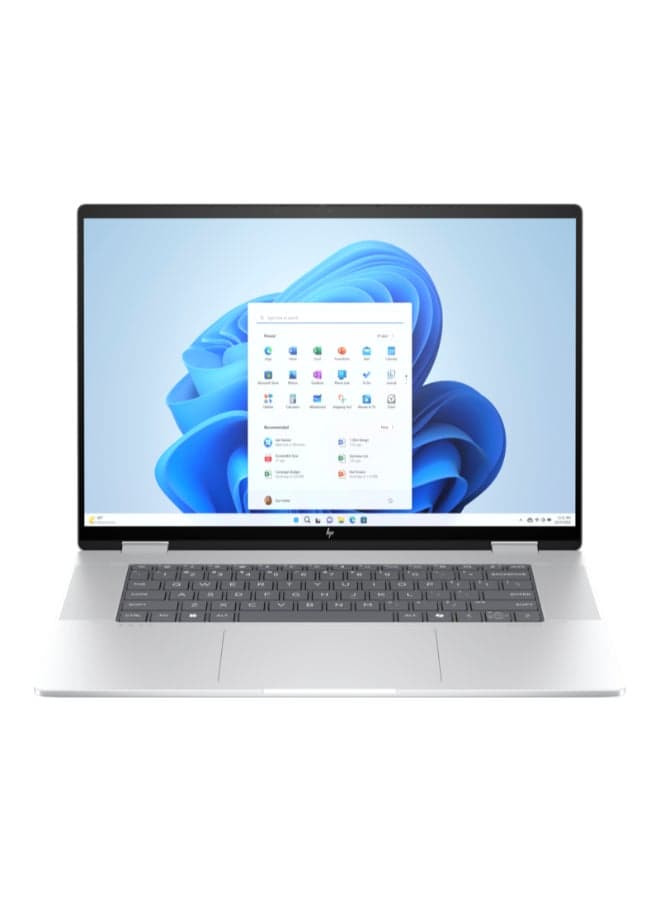 Envy 16 Convertible 2-In-1 Laptop With 16-Inch FHD Display, Core Ultra 7-155H Processor/16GB RAM/1TB SSD/Intel Iris XE Graphics/Windows 11 English/Arabic Glacier Silver