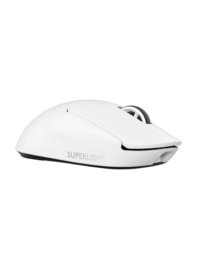 Logitech G PRO X SUPERLIGHT 2 LIGHTSPEED Wireless Gaming Mouse, Lightweight, LIGHTFORCE Hybrid Switches, HERO 2 Sensor, 32,000 DPI, 5 Programmable Buttons, USB-C Charging, PC & Mac - White