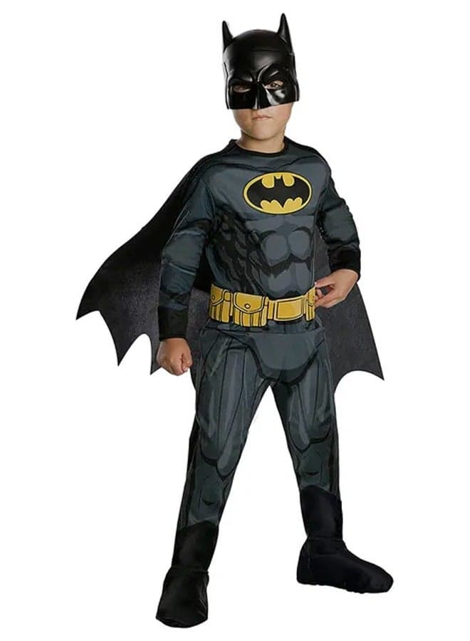 Batman Costume and Mask for Kids Party Superhero Dress-Up Theme Party Roleplay
