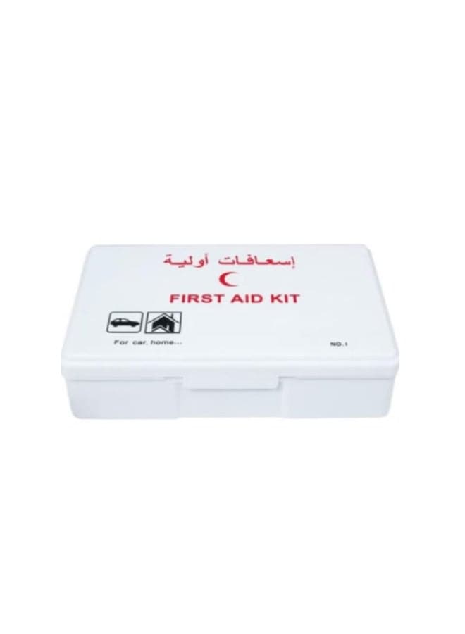 Portable First Aid Kit 42 Pieces in Box – Emergency Medical Kit for Car Home Office & Travel