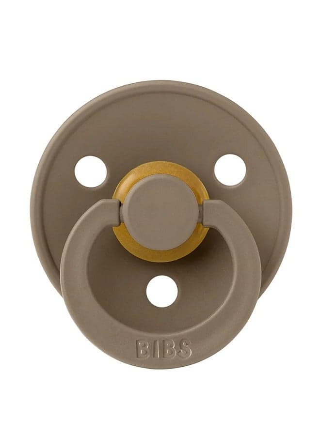 BIBS Pacifier DeLux (Latex) Baby 1-piece 0-6M Dark Oak