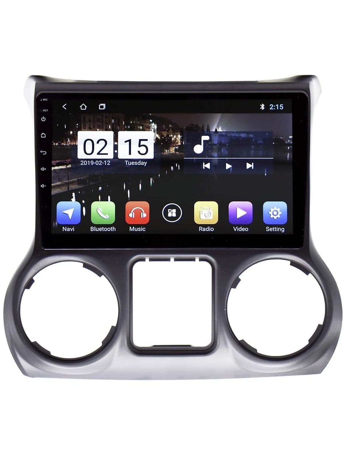 Android Car Stereo for Jeep Wrangler 2011 2012 2013 2014 1GB RAM 32GB ROM Support Carplay, Mirror Link Wi-Fi BT, Radio GPS Navigation, 10 Inch IPS Touch Screen with AHD Camera Included