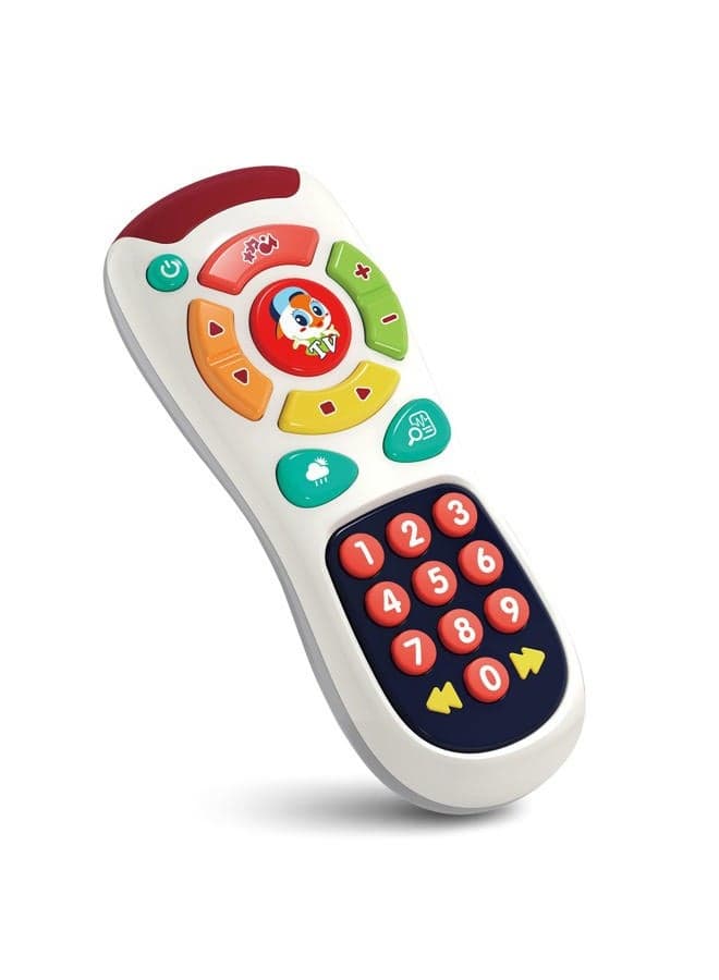 My Remote, My Program – Baby Remote Control Toy for 6 Months Old Up – 20 Unique Learning Remote Buttons, Plays Baby Music Tunes, Flashing Lights, BPA Free More